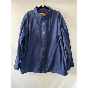 Brazos Work Force men's blue jacket lined size XL pockets